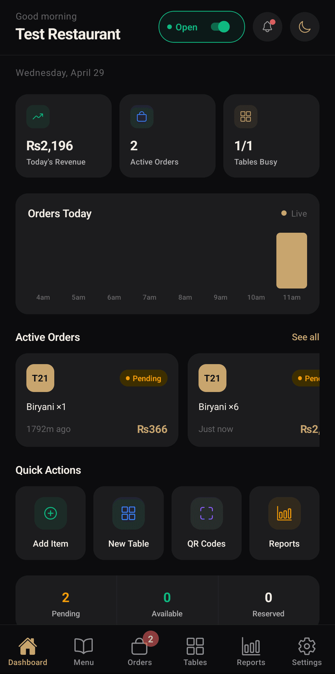 Dashboard
